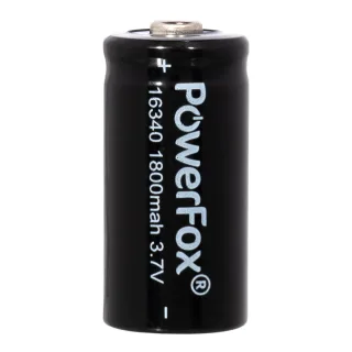 PowerFox 16340 Akku 1800 mAh – Produktfoto 2