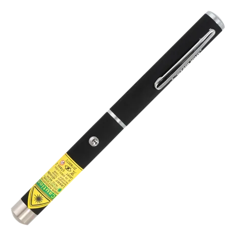 Grüner Laserpointer Stift X1 von der Seite gesehen